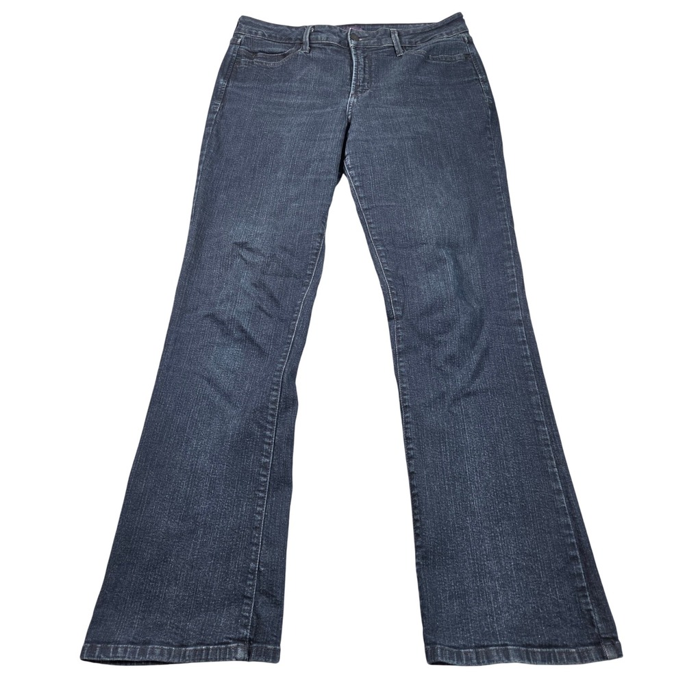 NYDJ Bootcut Jeans Womens 14 Blue Dark Wash Denim 70955G3152